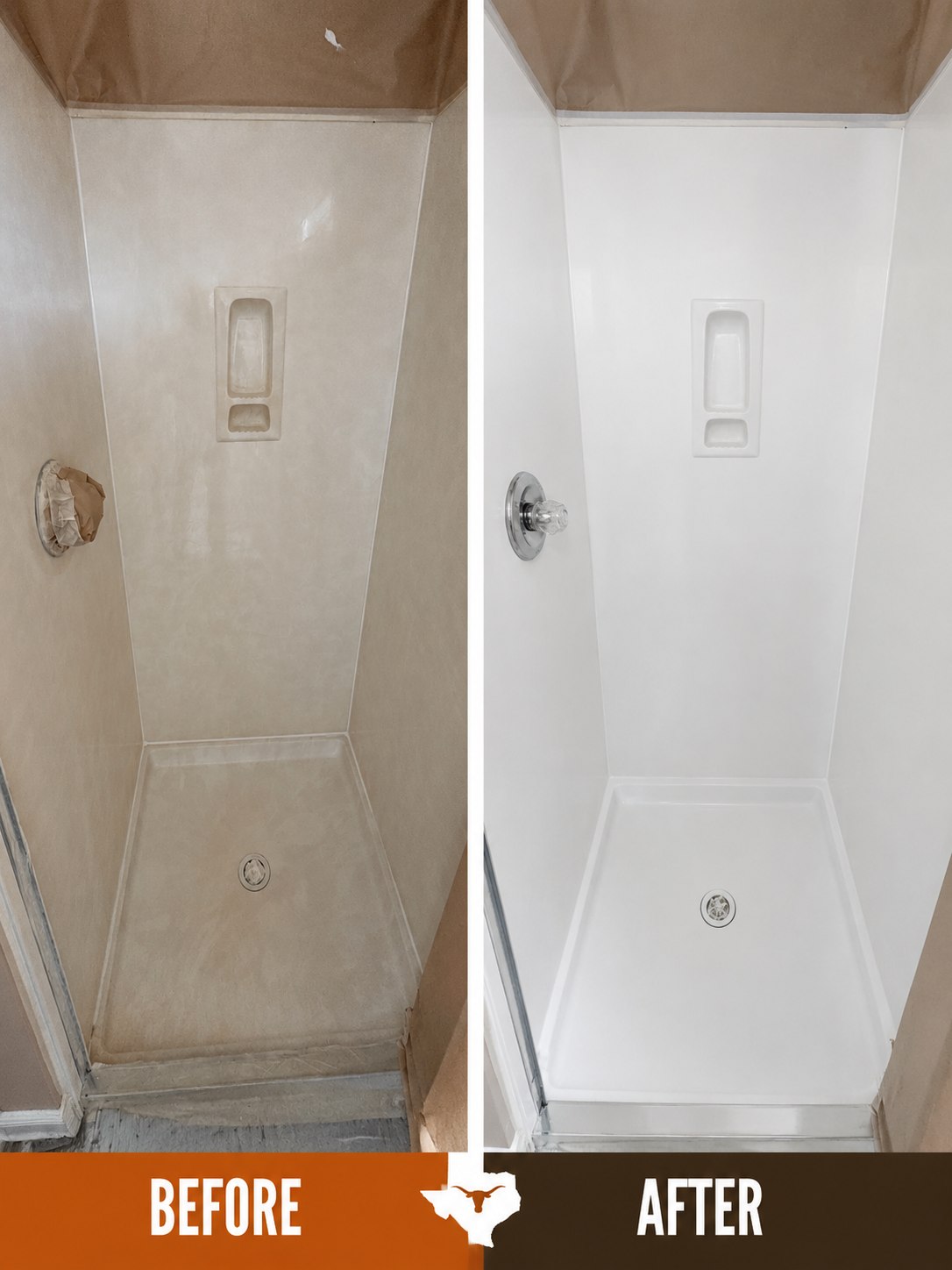 Austin shower refinishing before selling a home